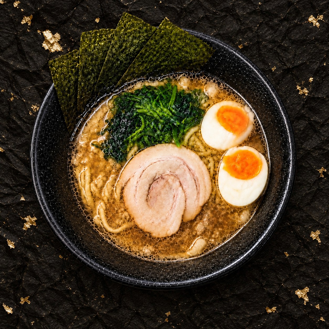 七人の侍の豚骨醤油